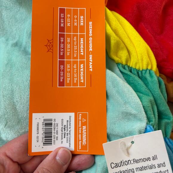 Hyde and Eek Boutique NWT Infant Caterpillar Costume Size 12-18 Months - Picture 7 of 8